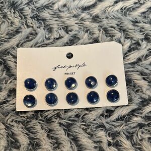 Free People Blue Pin Set